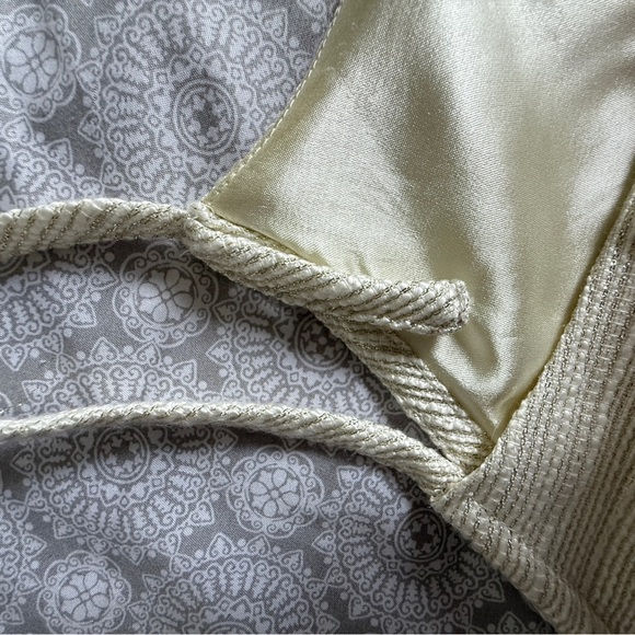 Paper Crown Anthropologie Ivory Sheath Dress Size 6 Excellent Condition - Picture 11 of 15